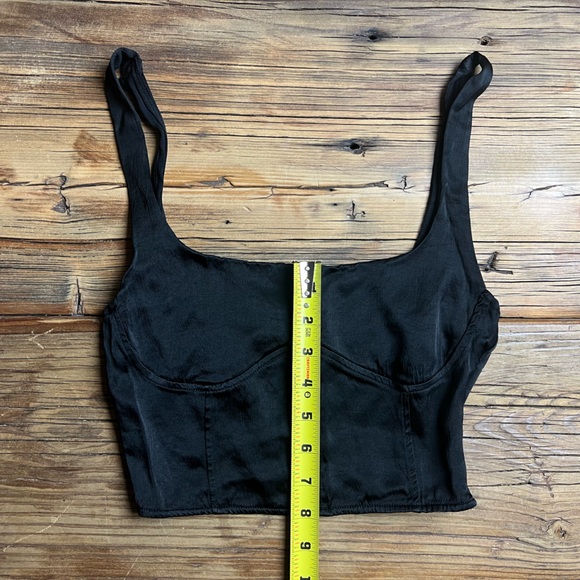 Black ZARA Women's Bustier Top - Picture 3 of 6